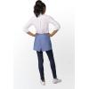imageChef Works Unisex Medford Short Bib ApronFrench Blue