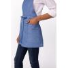 imageChef Works Unisex Medford Short Bib ApronFrench Blue