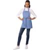 imageChef Works Unisex Medford Short Bib ApronFrench Blue