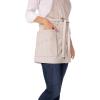 imageChef Works Unisex Medford Short Bib ApronNatural