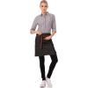 imageChef Works Unisex Memphis Half Bistro ApronBlack