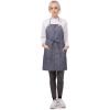 imageChef Works Unisex Seattle Bib ApronBlue