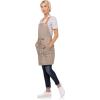 imageChef Works Unisex Seattle Bib ApronTaupe