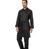 imageChef Works Unisex Sustainable Bib Apron One SizeBlack