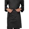 imageChef Works Unisex Sustainable Bib Apron One SizeBlack