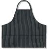imageChef Works Unisex Three Pocket ApronBlack White Pinstripe