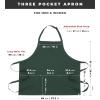 imageChef Works Unisex Three Pocket ApronHunter Green