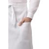 imageChef Works Unisex Two Pocket Bistro ApronWhite