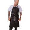 imageChef Works Bronx Bib Apron with Scoop NeckBlack
