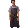imageChef Works Unisex Boulder Chefs Bib ApronBlack