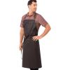 imageChef Works Unisex Boulder Chefs Bib ApronBrown