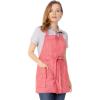 imageChef Works Unisex Medford Short Bib ApronCoral