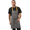 imageChef Works Unisex Seattle Bib ApronBlack