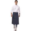 imageChef Works Unisex Two Pocket Bistro ApronNavy