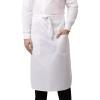 imageChef Works Unisex Two Pocket Bistro ApronWhite