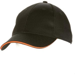 imageChef Works Cool Vent Baseball CapBlackOrange