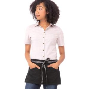 imageChef Works Unisex Berkeley Waitress ApronJet Black