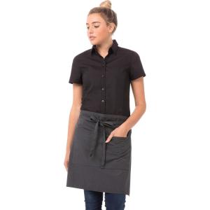 imageChef Works Unisex Half Bistro Server ApronDark Grey