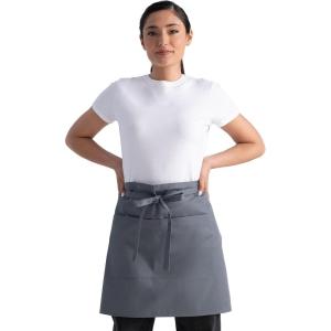imageChef Works Unisex Half Bistro Server ApronGray