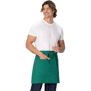 imageChef Works Unisex Half Bistro Server ApronKelly Green