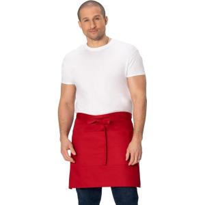 imageChef Works Unisex Half Bistro Server ApronRed