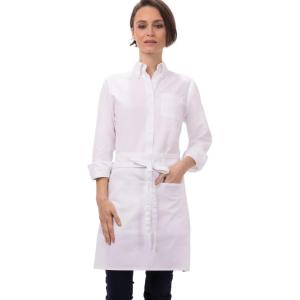 imageChef Works Unisex Half Bistro Server ApronWhite