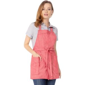 imageChef Works Unisex Medford Short Bib ApronCoral