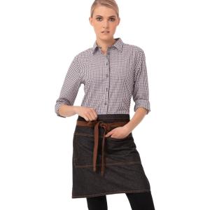 imageChef Works Unisex Memphis Half Bistro ApronBlack