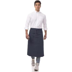 imageChef Works Unisex Two Pocket Bistro ApronNavy