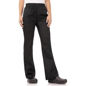 imageChef Works Womens Essential Baggy Chef PantsBlack