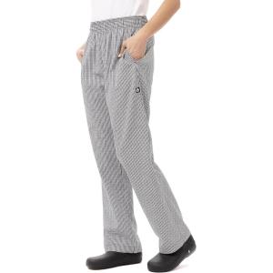 imageChef Works Womens Essential Baggy Chef PantsSmall Check