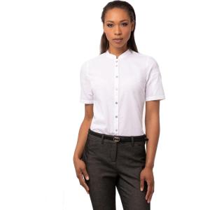 imageChef Works Womens Seersucker ShirtWhite