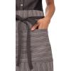 imageChef Works Unisex Brooklyn Half Bistro ApronDark Grey