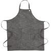 imageChef Works Unisex Corvallis Bib ApronBlack Steel Grey