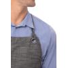 imageChef Works Unisex Corvallis Bib ApronBlack Steel Grey