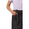 imageChef Works Unisex Corvallis Half Bistro ApronBlack Burgundy