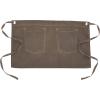 imageChef Works Unisex Dorset Half Bistro ApronEarth Brown