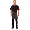 imageChef Works Unisex Dorset Half Bistro ApronPewter
