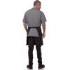imageChef Works Unisex Presidio Half Bistro ApronBlack Gray