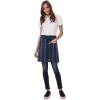 imageChef Works Unisex Presidio Half Bistro ApronNavy Blue