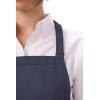 imageChef Works Unisex Two Patch Pocket Bib ApronNavy