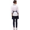 imageChef Works Unisex Two Patch Pocket Bib ApronNavy