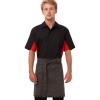 imageChef Works Unisex Dorset Half Bistro ApronPewter