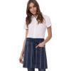 imageChef Works Unisex Presidio Half Bistro ApronNavy Blue