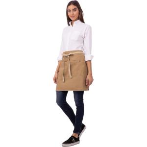 imageChef Works Unisex Austin Half Bistro ApronNatural
