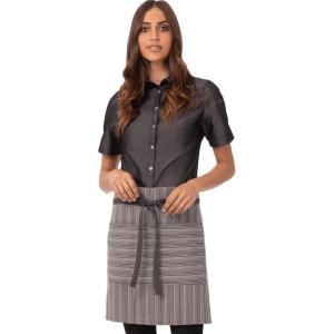 imageChef Works Unisex Brooklyn Half Bistro ApronDark Grey