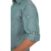 imageChef Works Mens Chambray ShirtGreen Mist