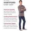 imageChef Works Mens Hartford Cool Vent Chef CoatGraphite Grey
