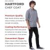 imageChef Works Mens Hartford Cool Vent Chef CoatGrey