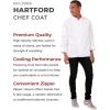 imageChef Works Mens Hartford Cool Vent Chef CoatWhite